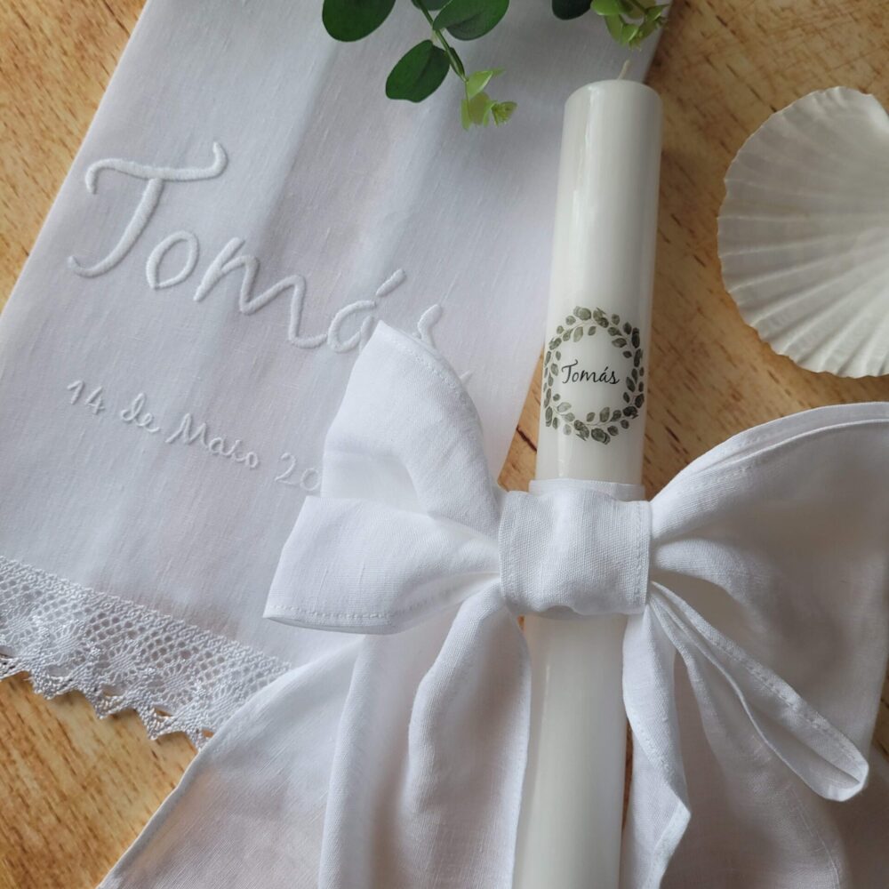 Vela Laço Grande Linho