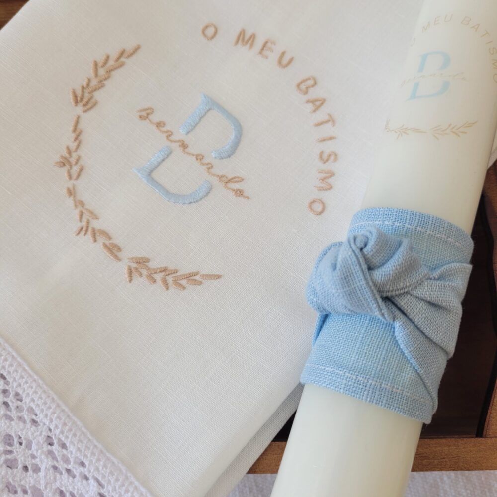 Vela Laço Justo Linho