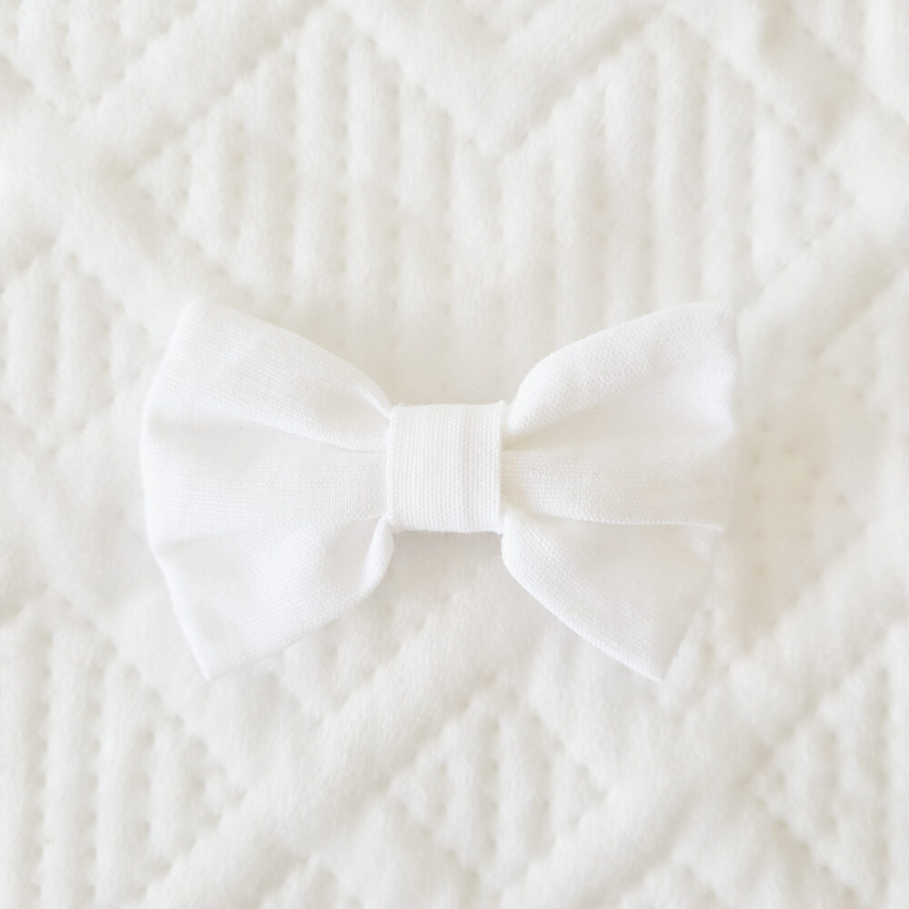 Laço de cabelo em linho pequeno