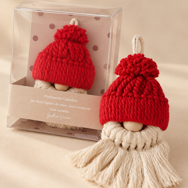 Pai Natal Macramé Perfumado