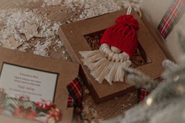 Pai Natal Macramé