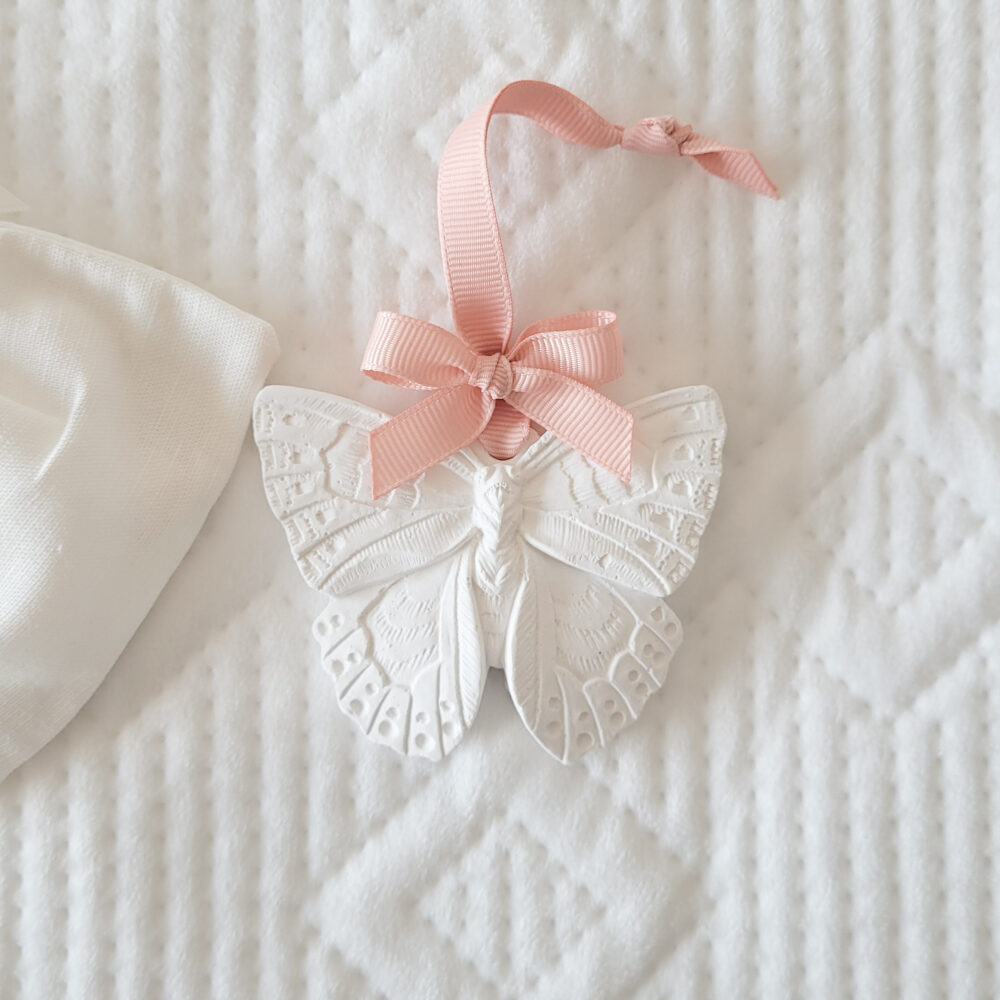 Borboleta saco linho