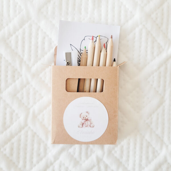 Bloco de Desenhos com Lápis de Cor