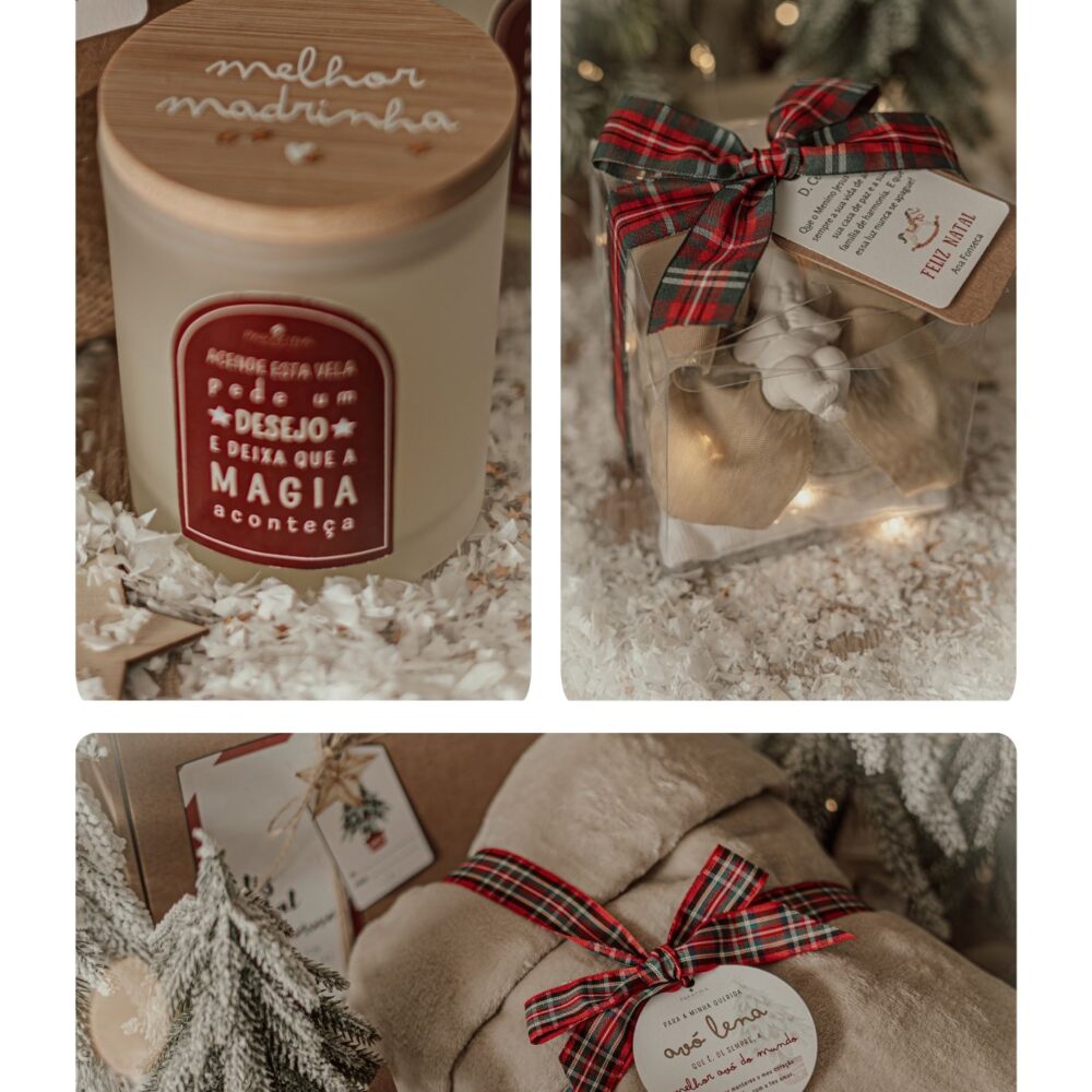 Combo Mantinha, Menino Jesus e Vela Magia